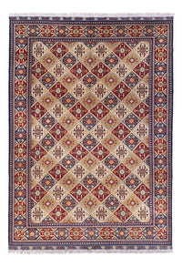Afghan Teppich 250x355cm - Orientteppich - hellbeige – product image