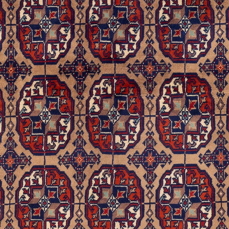 Afghan Teppich 148x195cm - Orientteppich - dunkelbeige
