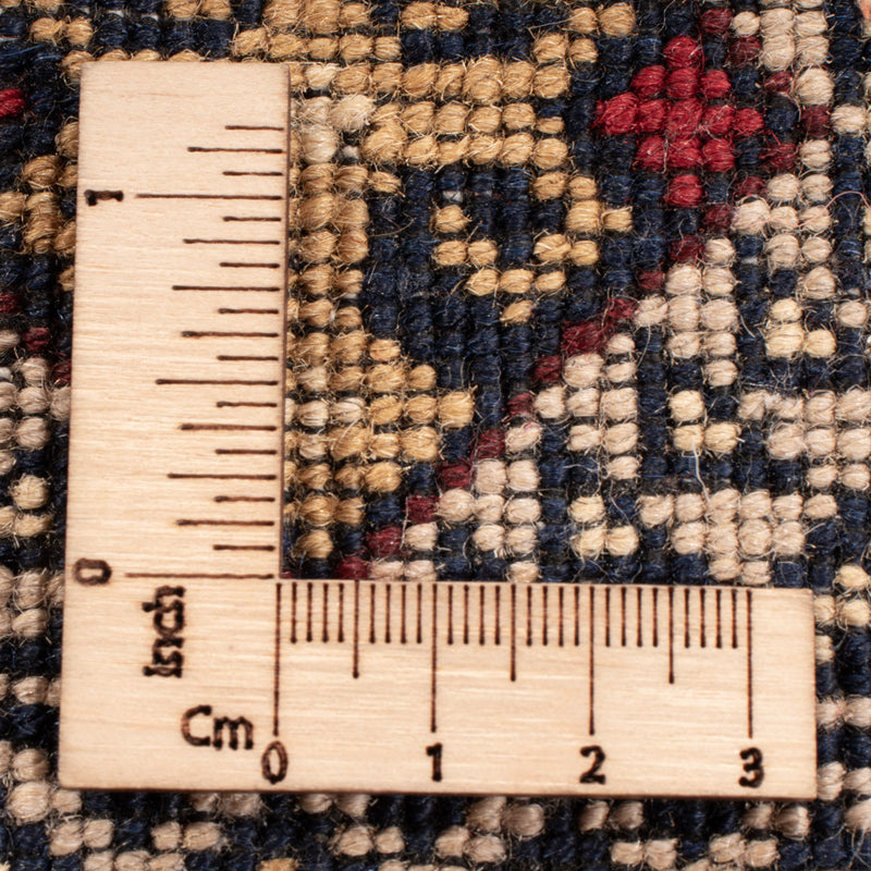 Afghan Teppich 151x194cm - Orientteppich - hellgrau