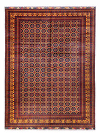 Afghan Teppich 286x388cm - Orientteppich - dunkelbeige – product image