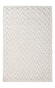 Wollteppich 62x94cm - hellgrau