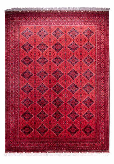 Afghan Teppich 292x414cm - Orientteppich - rot