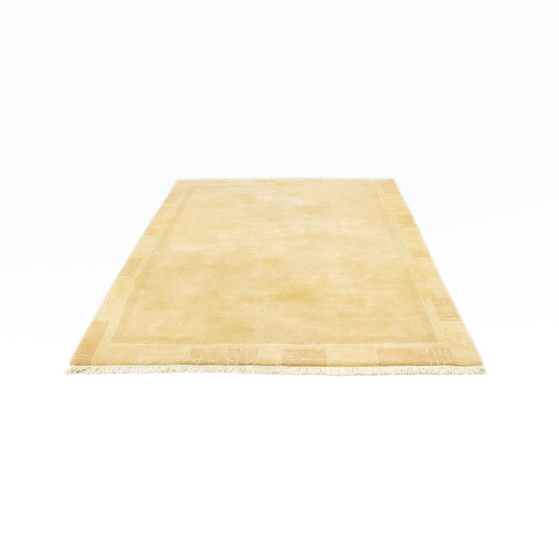 Nepal Teppich 166x242cm - Wollteppich - hellbeige