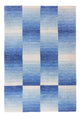 Loribaft Loom Teppich 123x185cm - Wollteppich - blau