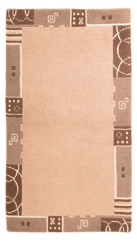 Nepal Teppich 83x148cm - Wollteppich - rosa – product image