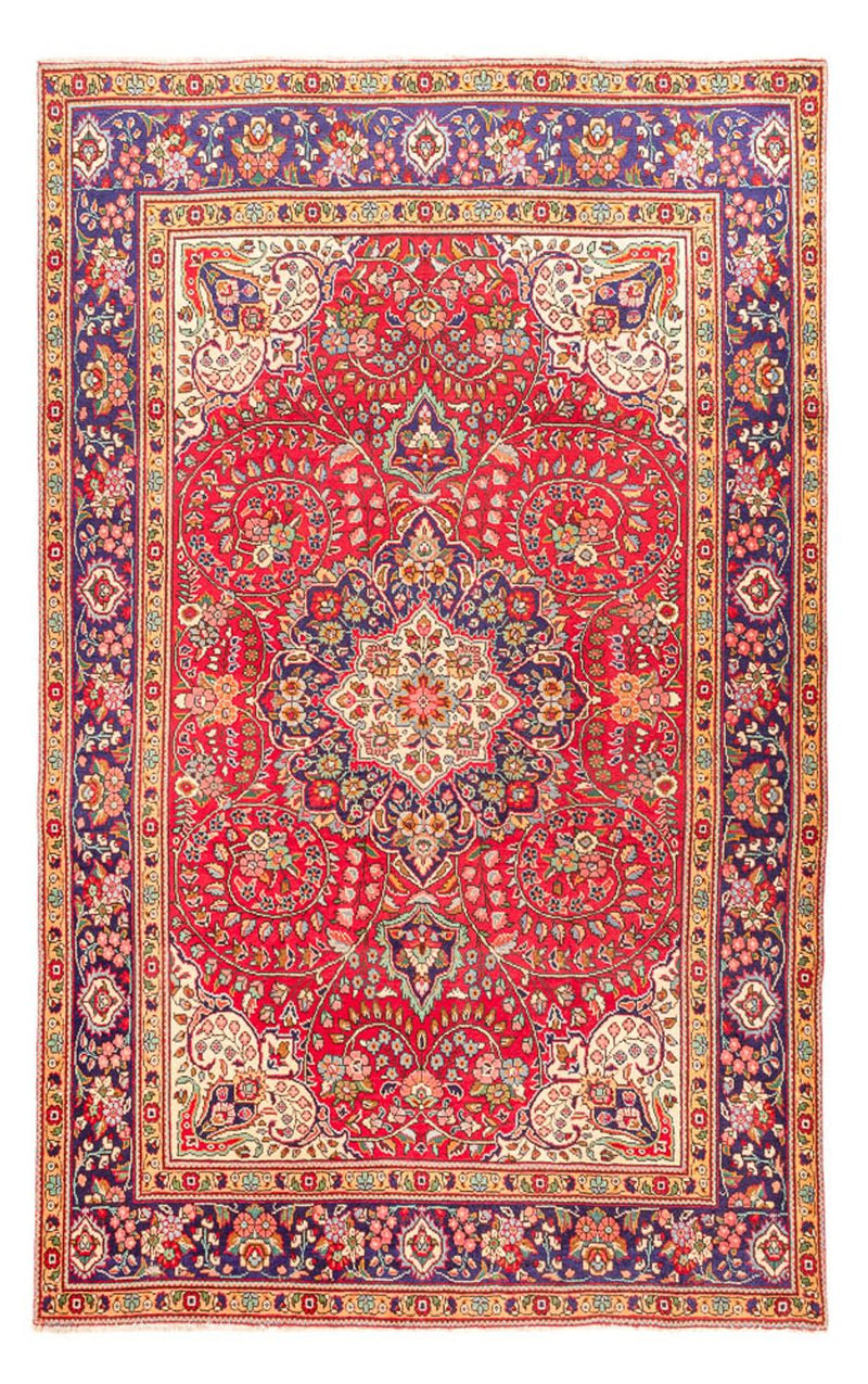 Täbriz Teppich 203x314cm - Perserteppich - rot
