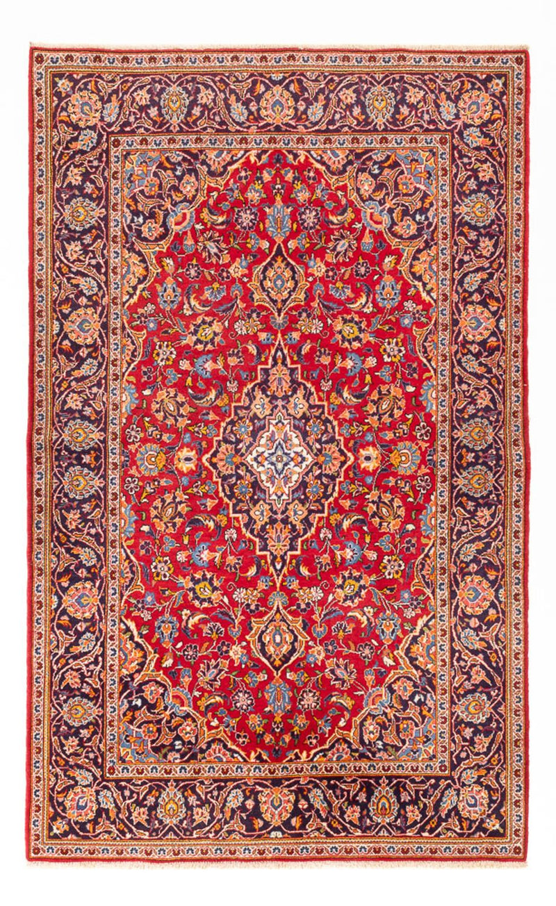 Keshan Teppich 140x215cm - Perserteppich - rot