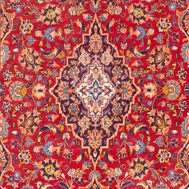Keshan Teppich 140x215cm - Perserteppich - rot
