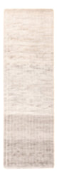 Wollteppich 32x100cm - hellgrau