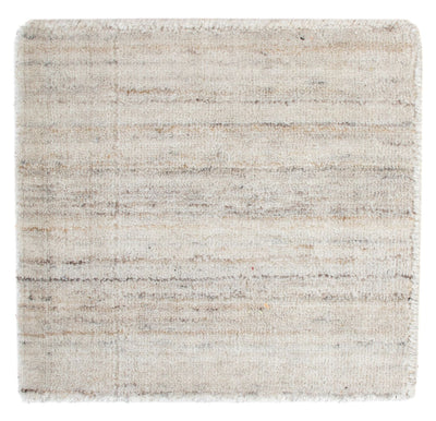 Wollteppich 32x34cm - hellgrau