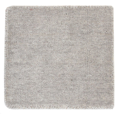 Wollteppich 30x33cm - grau