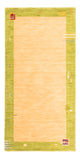 Gabbeh Teppich Indus 70x140cm - Wollteppich - beige