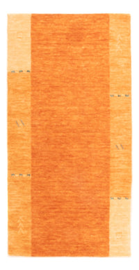 Gabbeh Teppich Indus 70x140cm - Wollteppich - orange – product image