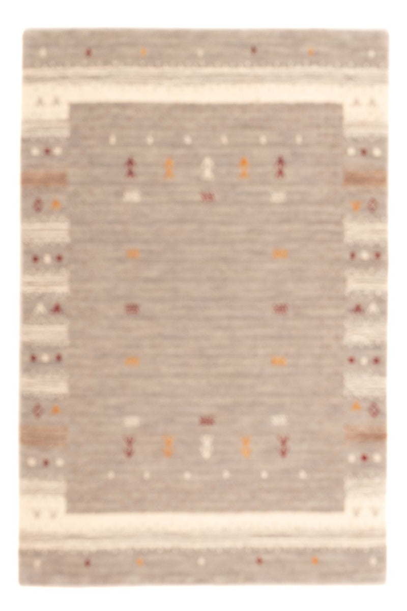 Loribaft Loom Teppich 60x90cm - Wollteppich - dunkelbeige