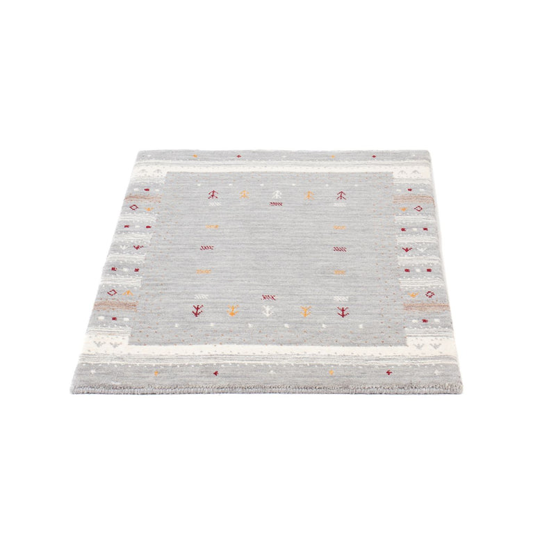 Loribaft Loom Teppich 60x90cm - Wollteppich - dunkelbeige