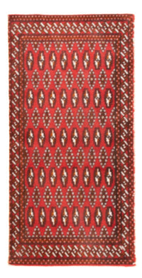 Turkaman Teppich 60x130cm - Orientteppich - rot – product image