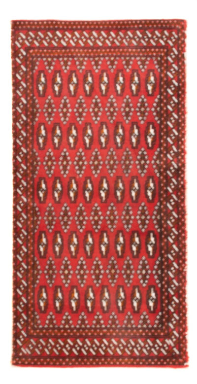 Turkaman Teppich 60x130cm - Orientteppich - rot