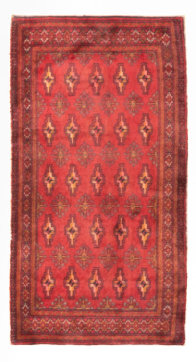 Turkaman Teppich 60x130cm - Orientteppich - rot