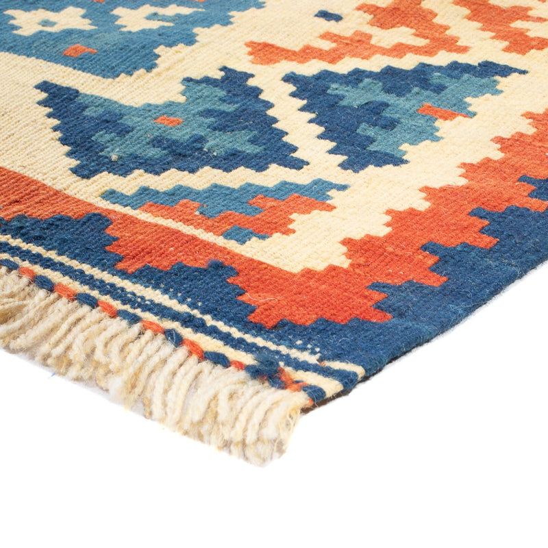Kelim Fars Teppich 103x103cm - mehrfarbig