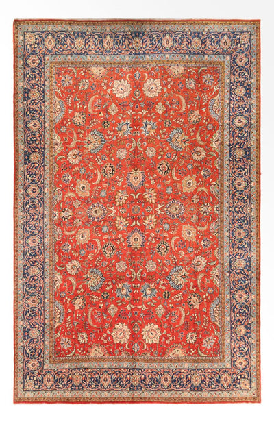 Täbriz Teppich 266x393cm - Perserteppich - rot