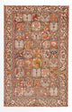 Bachtiar Teppich 210x302cm - Perserteppich - dunkelbeige