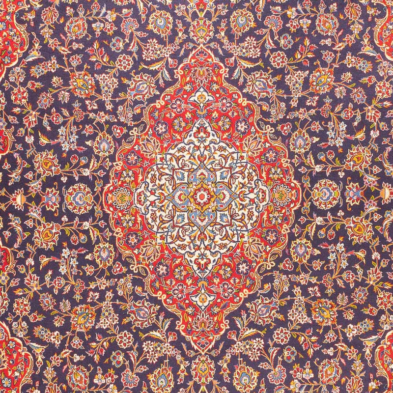 Perserteppich - Keshan - 300 x 395 cm - dunkelblau