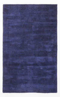 Gabbeh Teppich Indus 90x150cm - Wollteppich - dunkelblau – product image