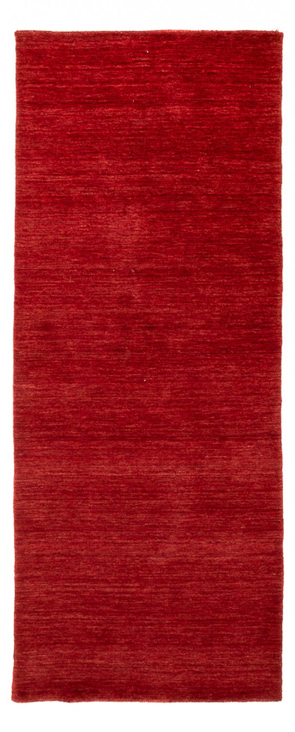 Gabbeh Teppich Indus 80x200cm - Wollteppich - rot