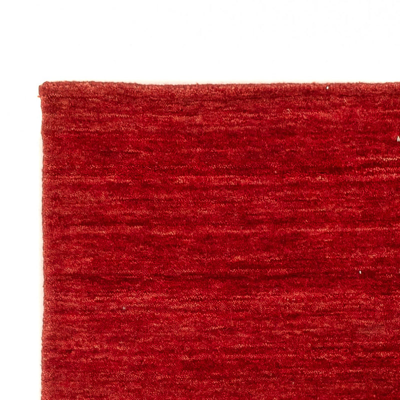 Gabbeh Teppich Indus 80x200cm - Wollteppich - rot