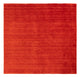 Indo Loribaft Teppich 200x200cm - Wollteppich - rot