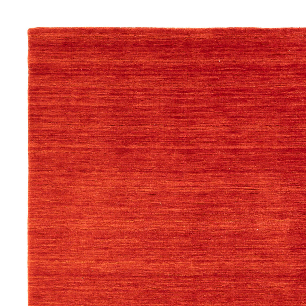 Indo Loribaft Teppich 200x200cm - Wollteppich - rot