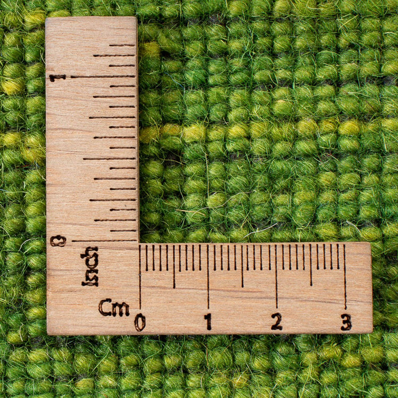 Gabbeh Teppich Softy 40x60cm - Wollteppich - grün