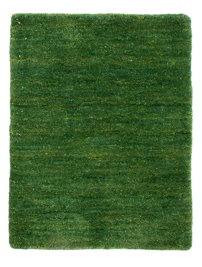 Gabbeh Teppich Indus 40x60cm - Wollteppich - grün