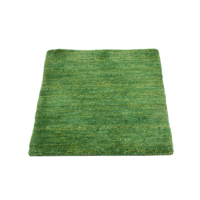 Gabbeh Teppich Indus 40x60cm - Wollteppich - grün