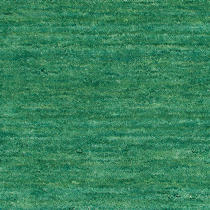 Gabbeh Teppich Softy 60x90cm - Wollteppich - grün