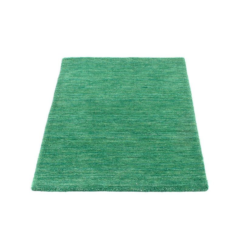 Gabbeh Teppich Softy 60x90cm - Wollteppich - grün