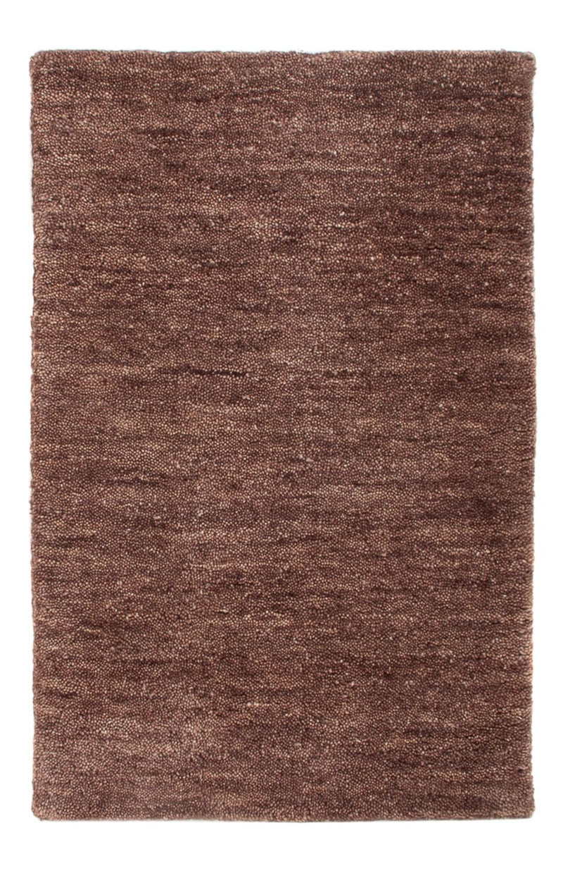 Gabbeh Teppich Indus 40x60cm - Wollteppich - braun