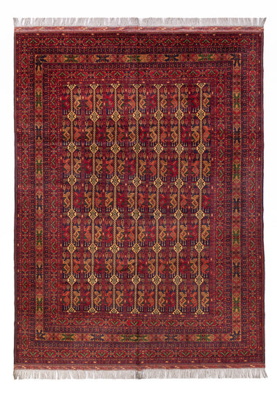 Afghan Teppich 254x353cm - Orientteppich - rost