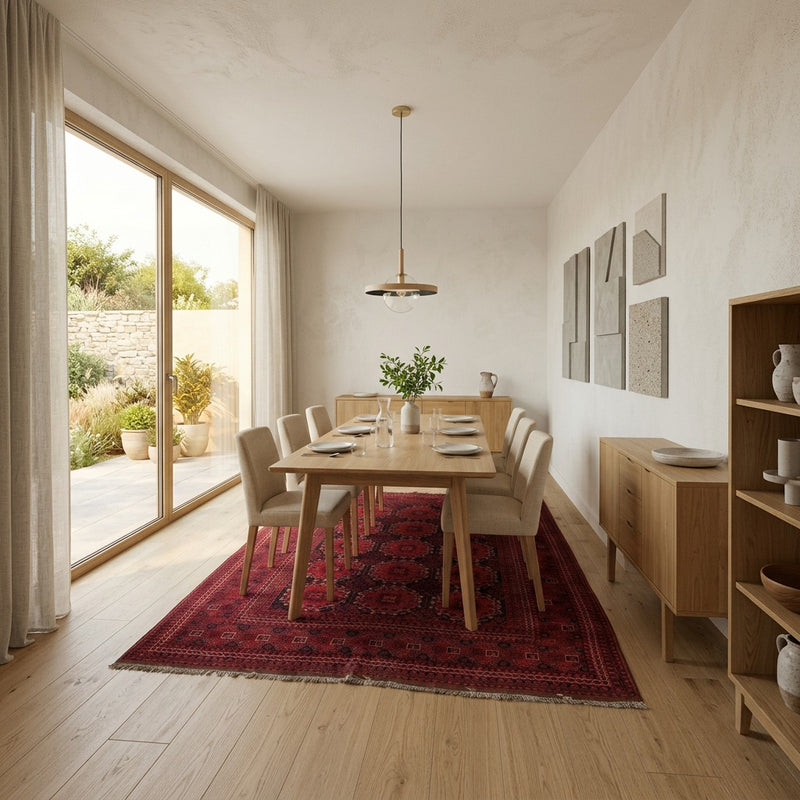 Afghan Teppich 240x335cm - Orientteppich