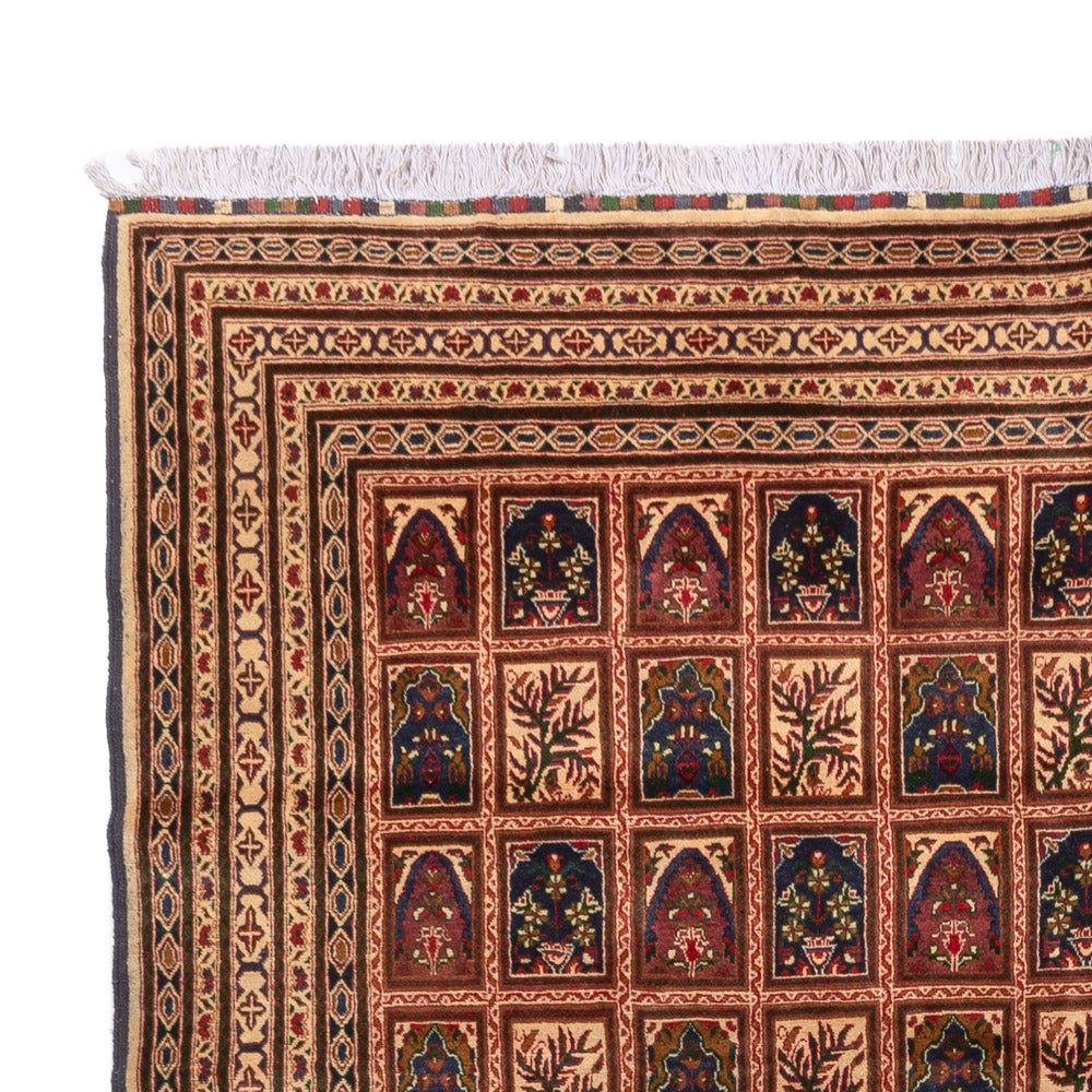 Afghan Teppich 240x339cm - Orientteppich - dunkelbeige