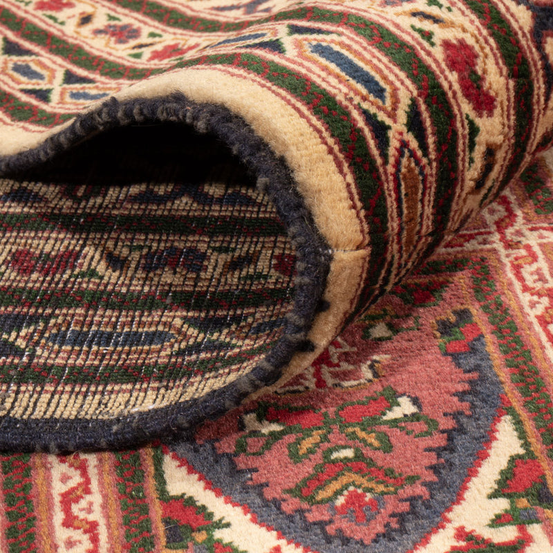 Afghan Teppich 240x339cm - Orientteppich - dunkelbeige