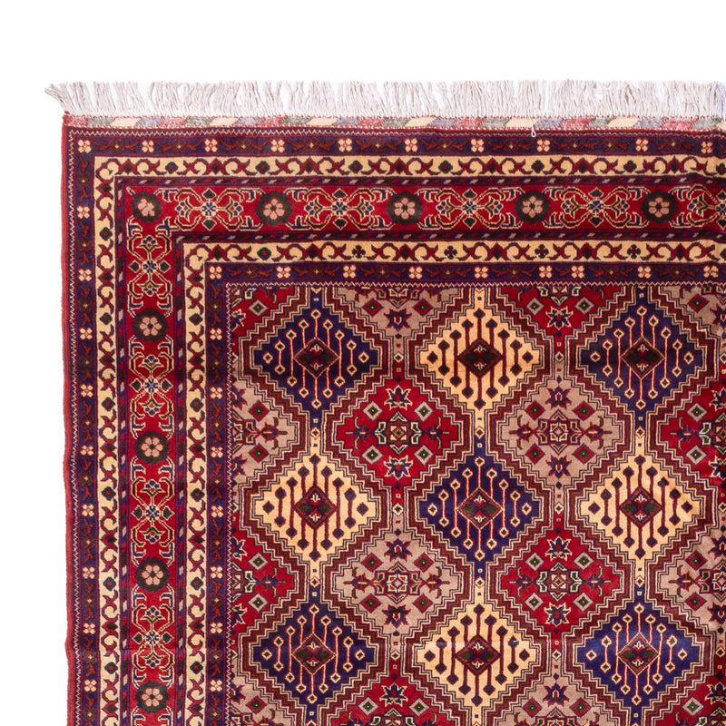 Afghan Teppich 296x403cm - Orientteppich - dunkelbeige