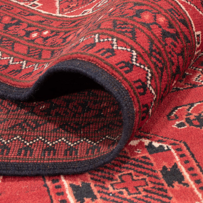 Afghan Teppich 203x275cm - Orientteppich - rot