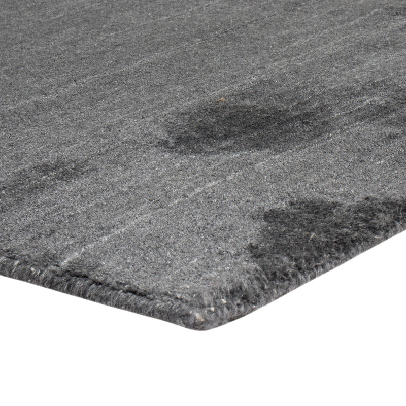 Loribaft Loom Teppich 94x300cm - Wollteppich - anthrazit