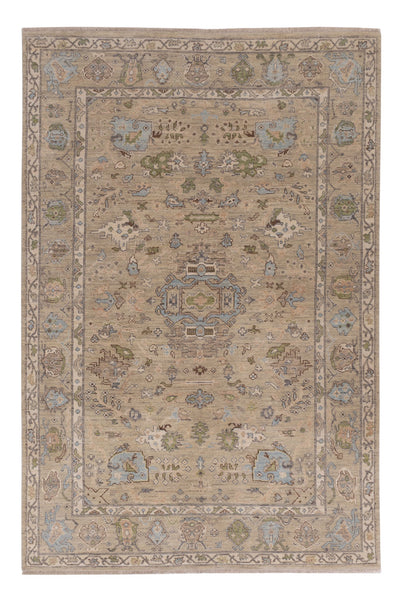 Designer Teppich 177x270cm - dunkelbeige
