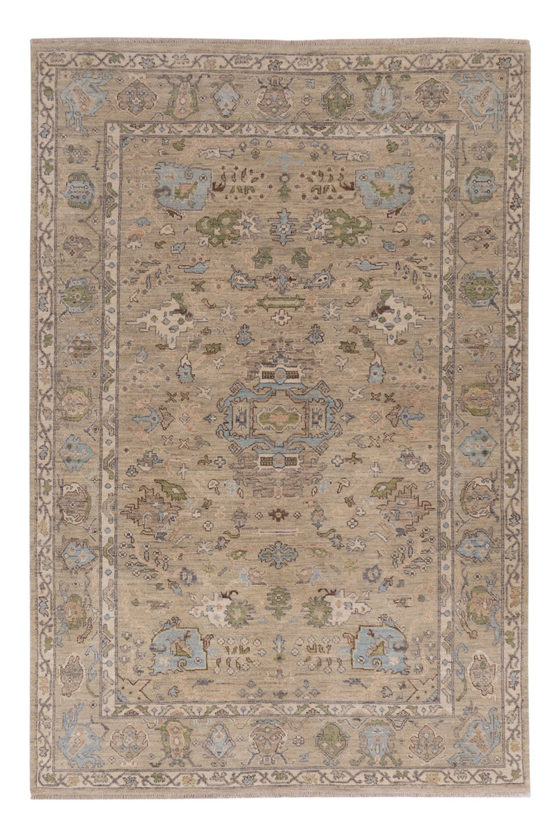 Designer Teppich 177x270cm - dunkelbeige