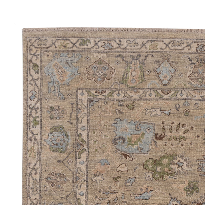 Designer Teppich 177x270cm - dunkelbeige