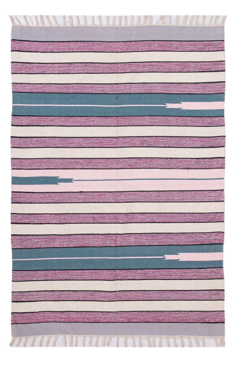 Kelim Modern Teppich 120x180cm - mehrfarbig