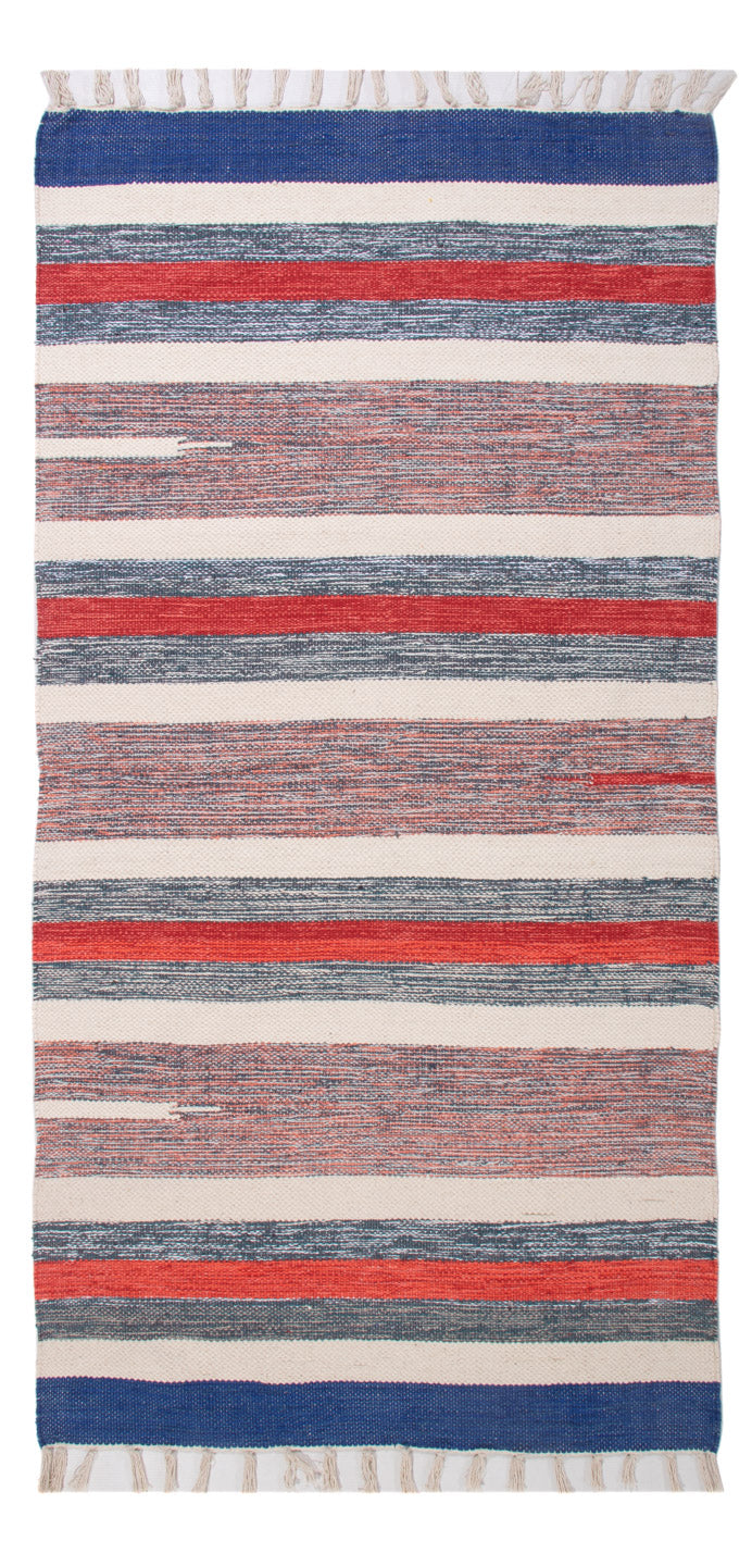 Kelim Modern Teppich 70x150cm - mehrfarbig