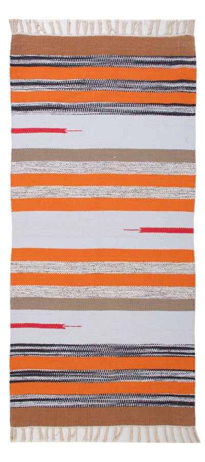 Kelim Modern Teppich 70x150cm - mehrfarbig